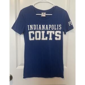 Victoria's Secret PINK NFL Indianapolis Colts Tshirt Size Small Women’s